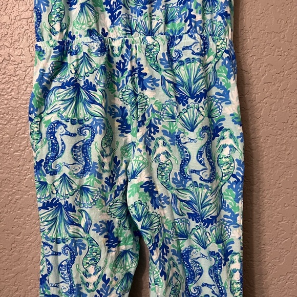 Lilly Pulitzer girls size L 8-10 jumpsuit mermaids - Picture 5 of 12